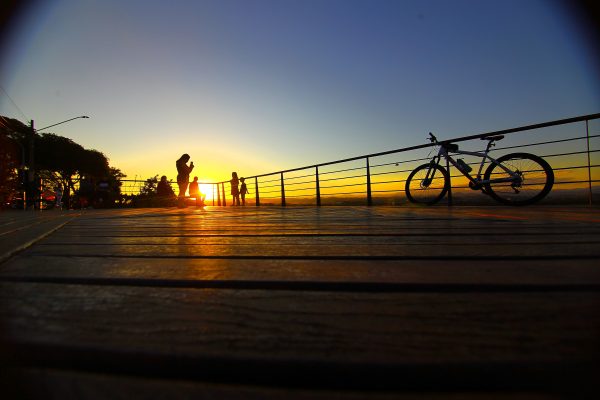 Por do Sol no Deck da Avenida Anchieta