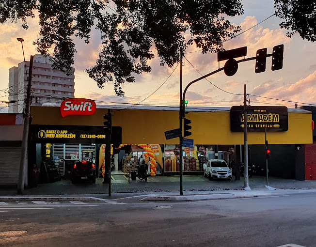 Fachada do Armazém da Cerveja unidade Jardim Satélite