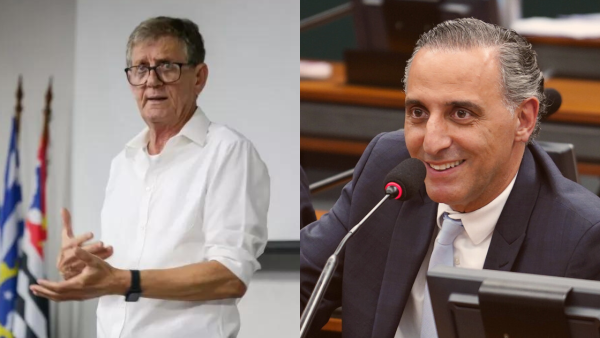 colagem com foto de emanuel fernandes (à esquerda) e eduardo cury (à direita)