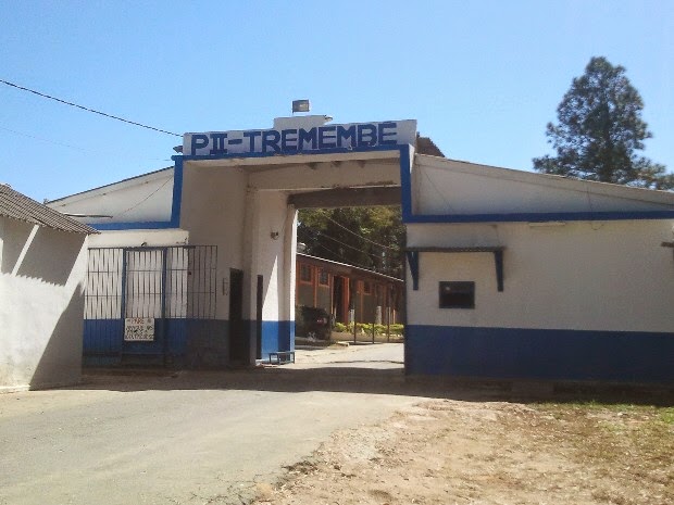 Fachada da Penitenciária 2 em Tremembé