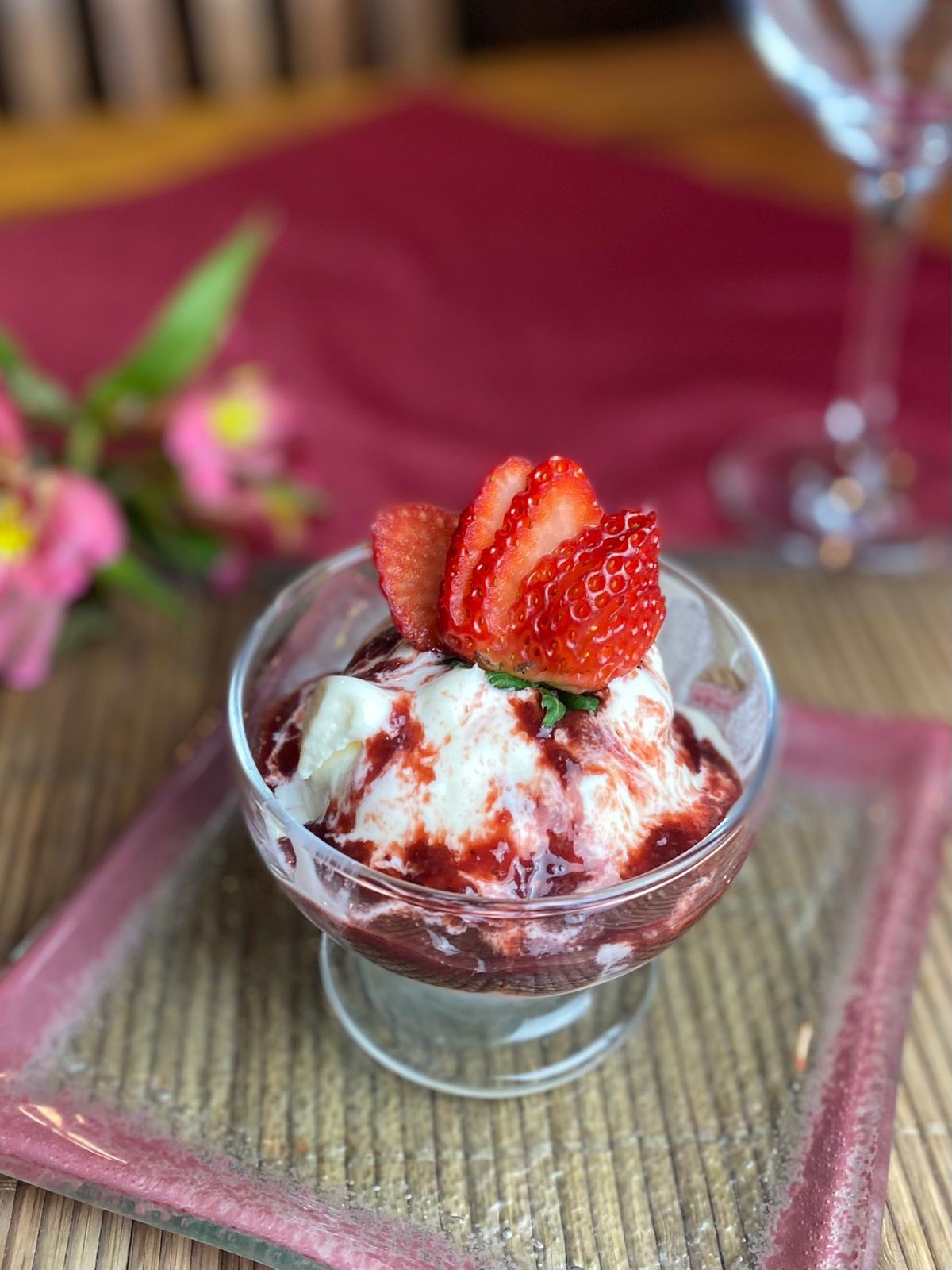Creme de Cupuaçu do Espaço Gourmet Thais Okamoto em São José; estabelecimento faz parte do Restaurant Week
