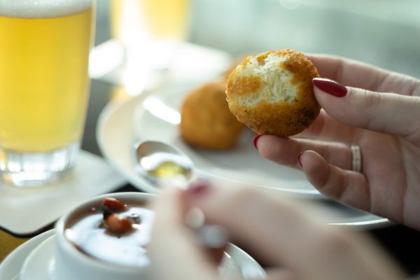 Bolinho de bacalhau do Restaurante Cassiano