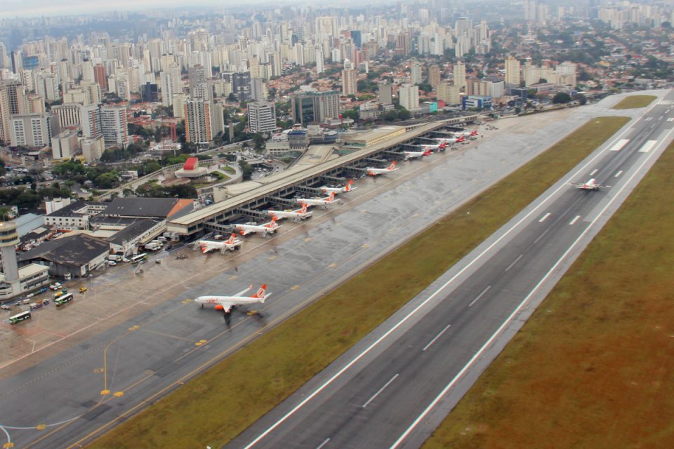 aeroporto de congonhas visto de cima