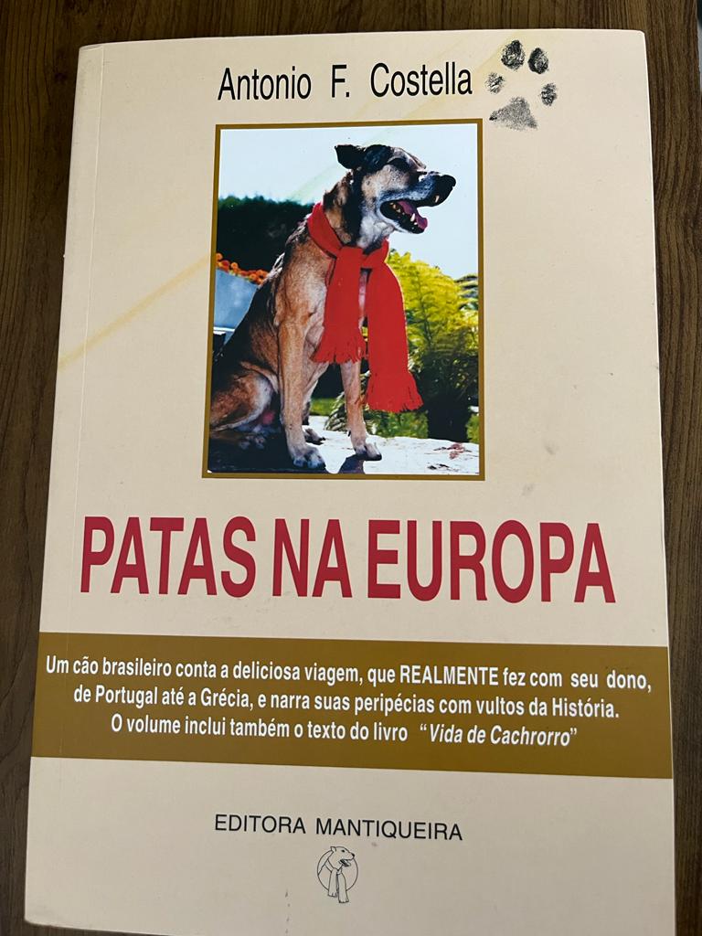 Capa do livro “Patas na Europa”, de Antonio F. Costella