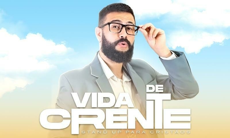 arte do espetáculo vida de crente