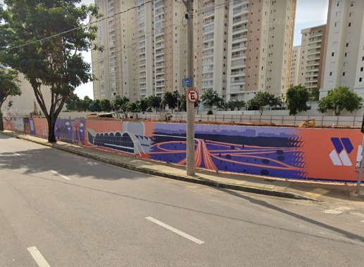 Rua Carlos Maria Auricchio, que está interditada no Jardim Alvorada em São José
