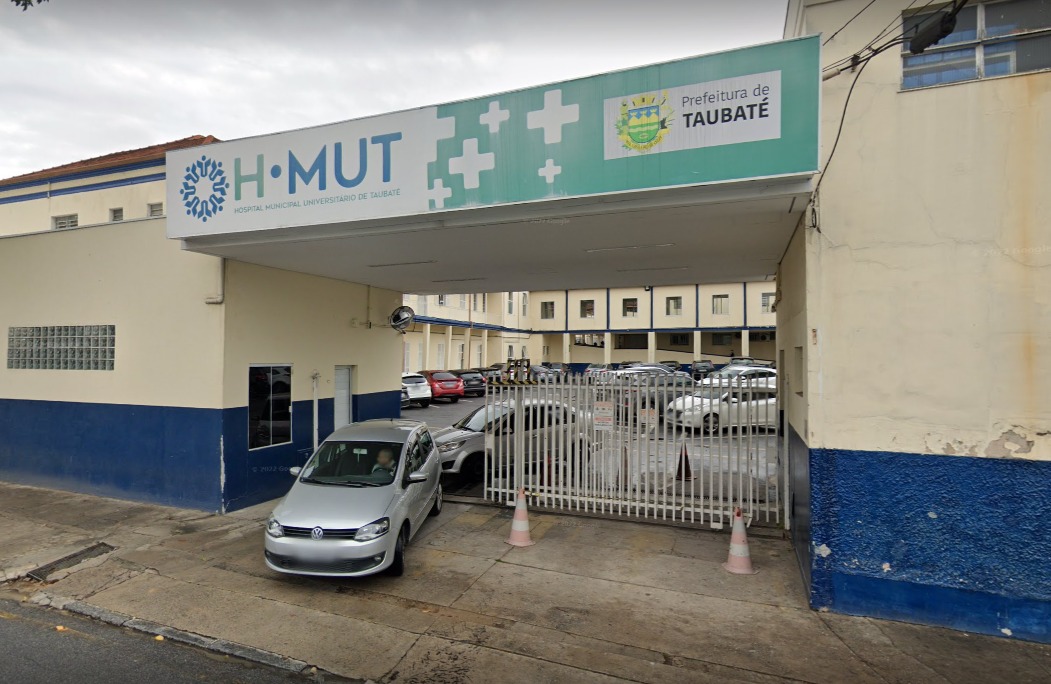 Fachada HMUT (Hospital Municipal Universitário de Taubaté); recursos recebidos do governo estadual e federal pela prefeitura, vão possibilitar pagamento de dívida com administratado do local