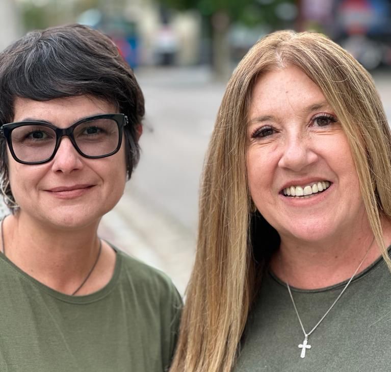 Mariana Bacci e Carmem Alvim