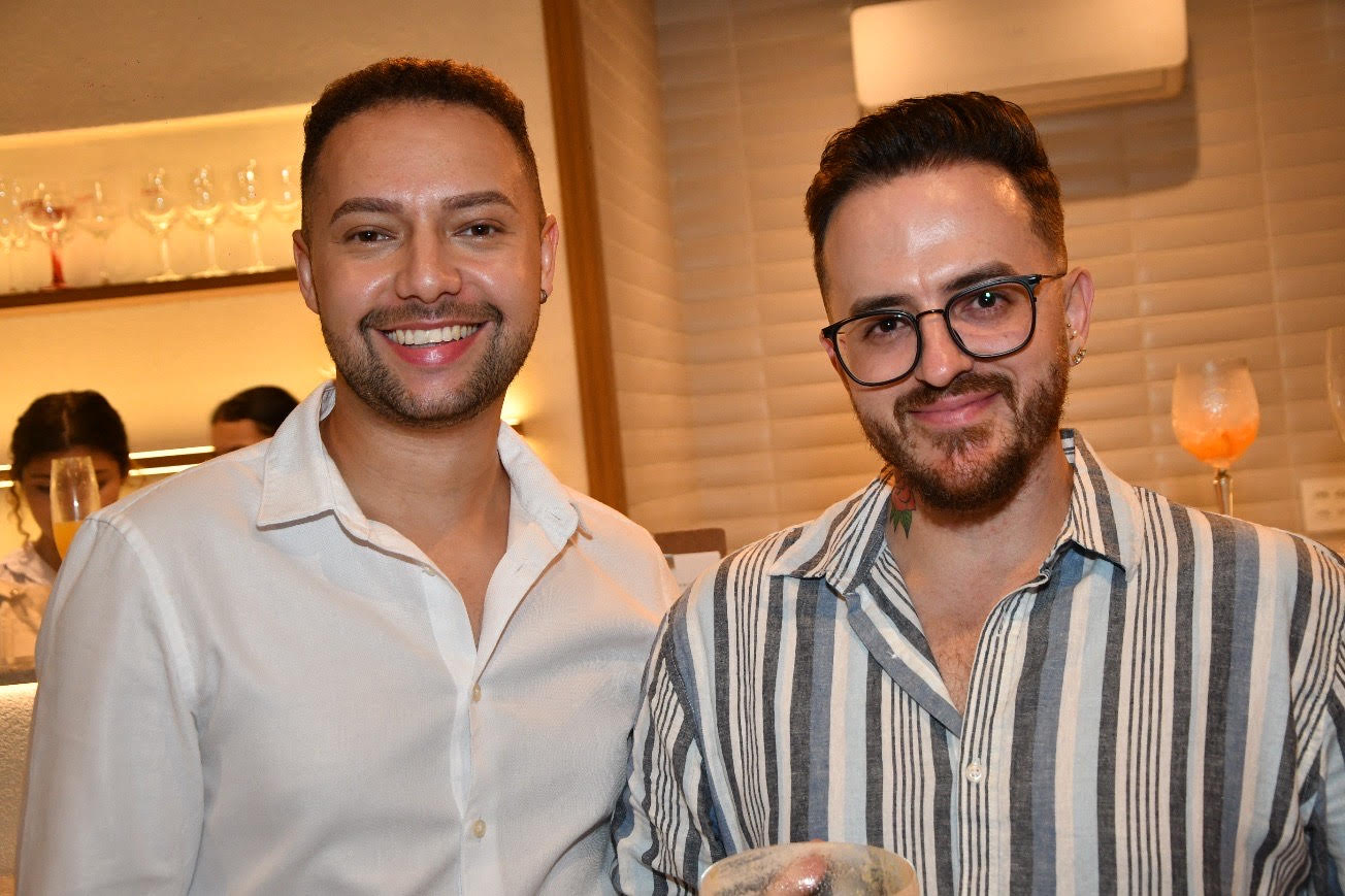 Junior Lima e Luiz Fonseca, profissionais do Boudoir (Foto: Gilberto Freitas)