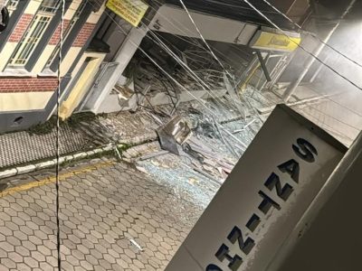 Agências bancárias são alvo de explosão em Paraibuna