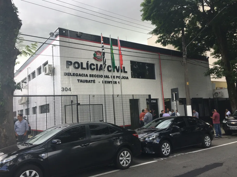 Delegacia de Taubaté, local aonde foi registrado o feminicídio em Pindamonhangaba