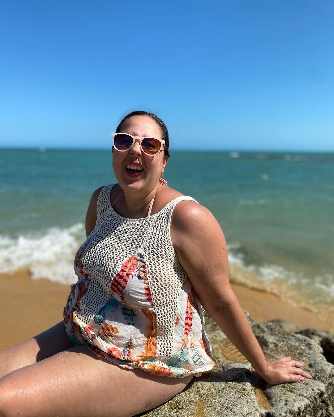 Caroline de Sousa, que sofreu AVC em Trancoso na Bahia; família faz vaquinha para pagar transporte aéreo de volta para SJC