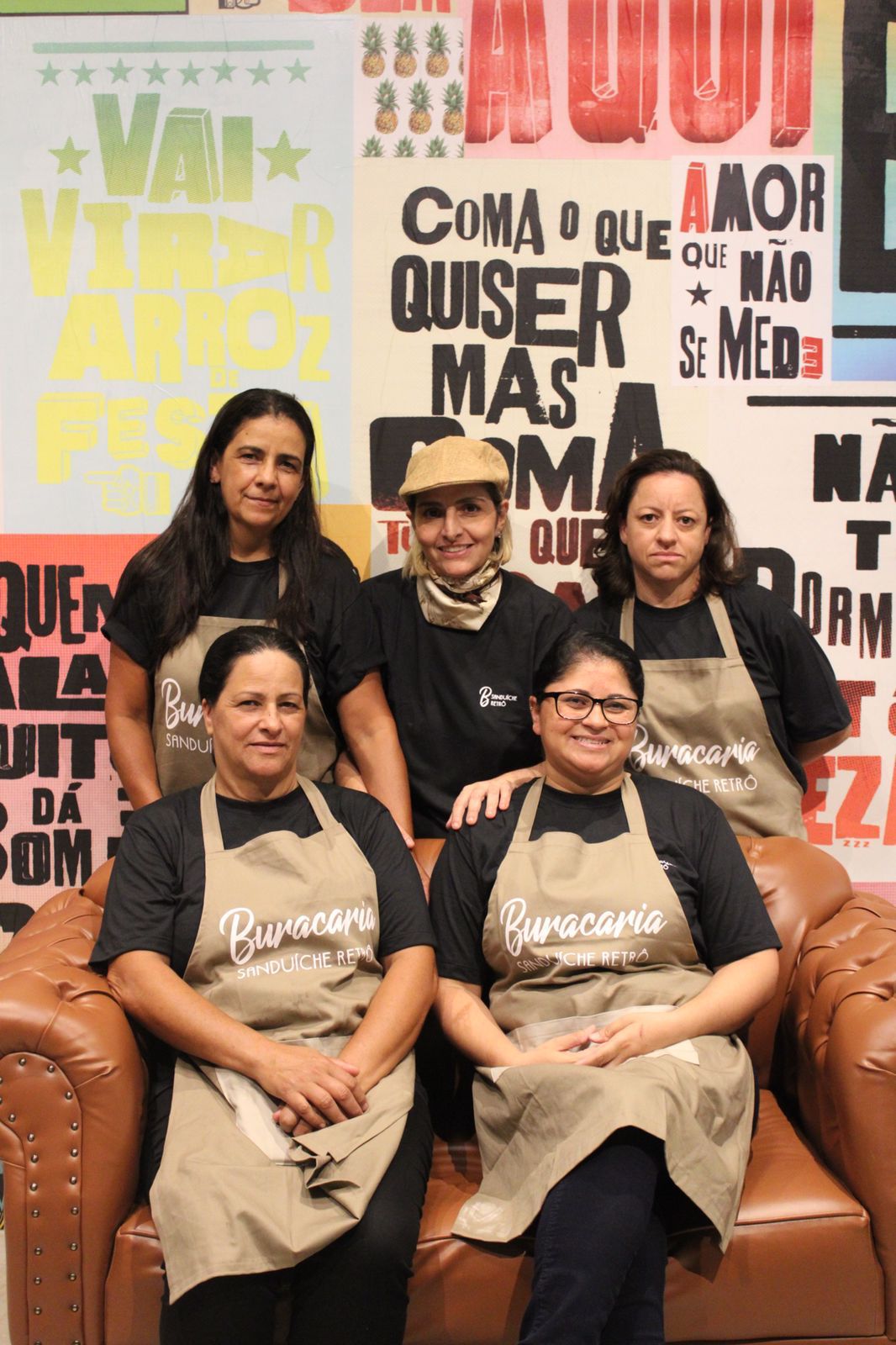 Equipe Buracaria Sanduíche Retrô - Foto: Divulgação
