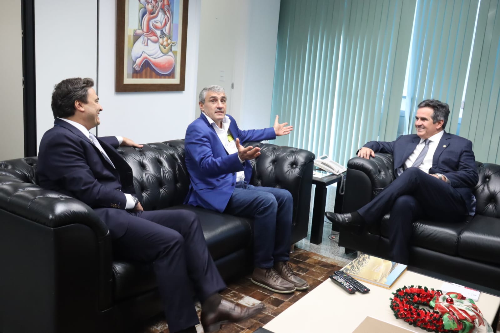 Prefeito de Taubaté José Saud durante encontro de filiação ao PP (Partido dos Progressistas