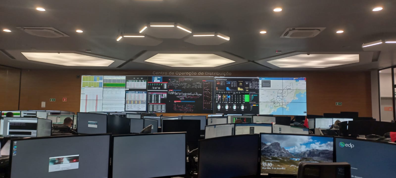 Centro de Operações Integrado da EDP em São José dos Campos