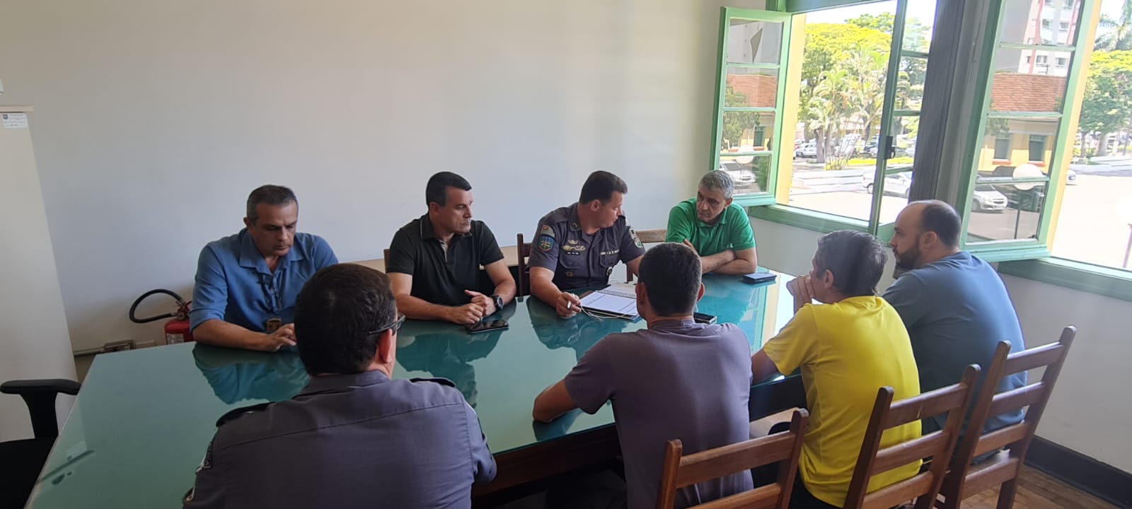 Reunião de autoridades para falar sobre a operação Hércules em Taubaté
