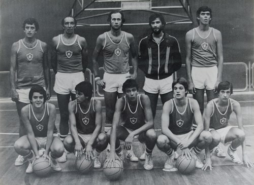 Equipe do Tênis Clube São José de 1977