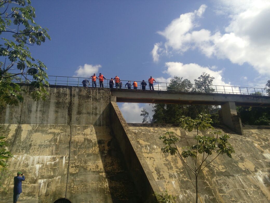 Barragem dos Motas ficas na divisa entre Aparecida e Guaratinguetá; governo terá que fazer manutenção