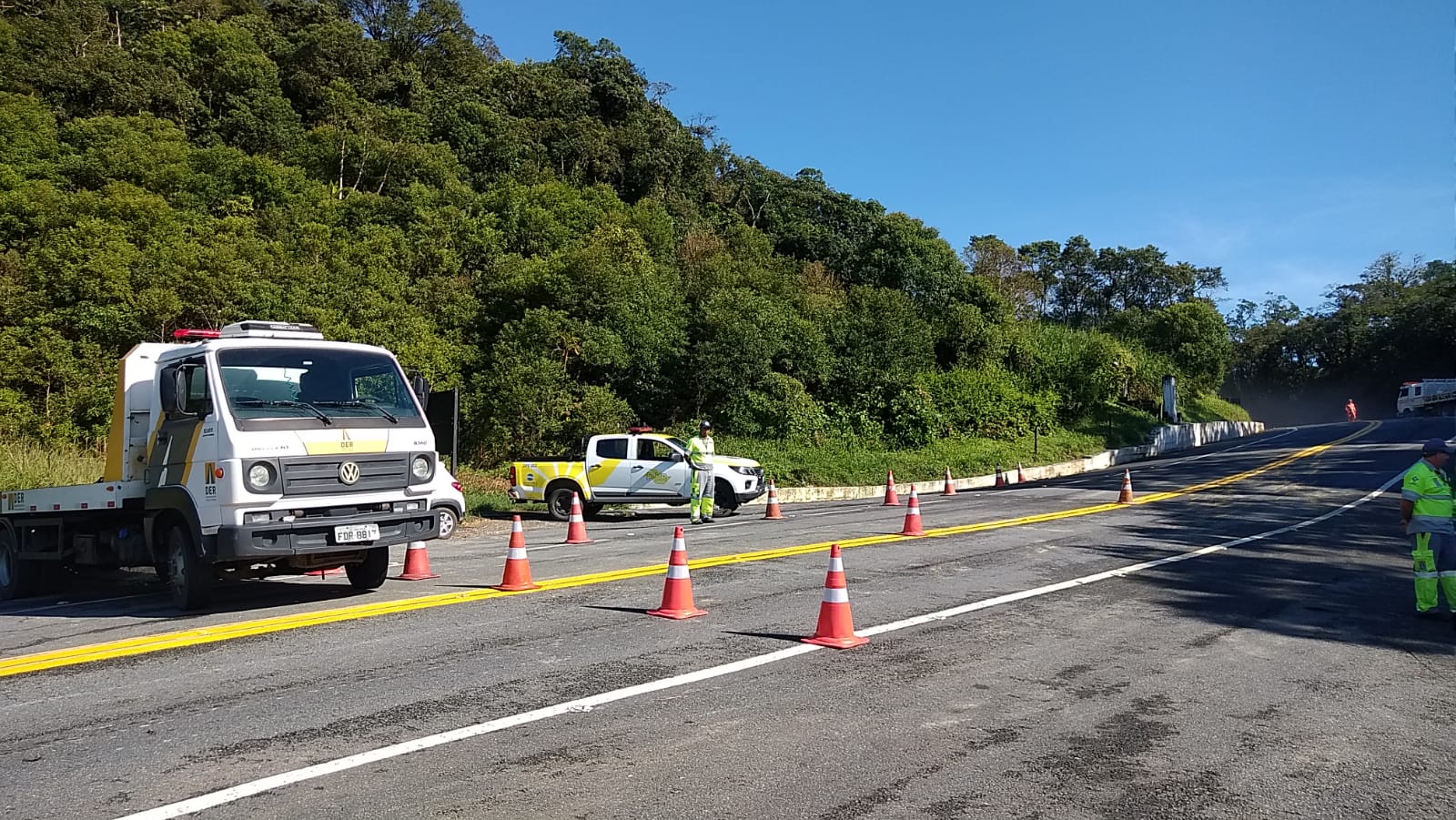 Rodovia Oswaldo Cruz ficou interditada por 7 dias, após reparo de estragos por chuva, trânsito foi liberado