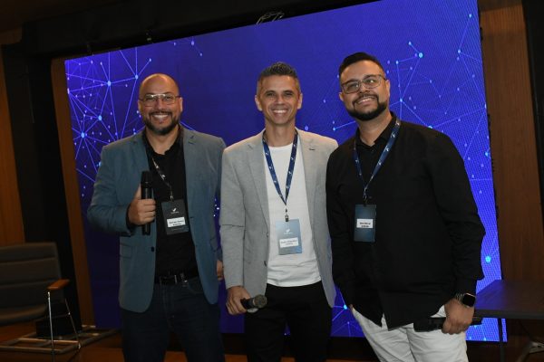 Rodrigo Sartori, Magno Magalhães e Allan Marcel (Foto: Gilberto Freitas)
