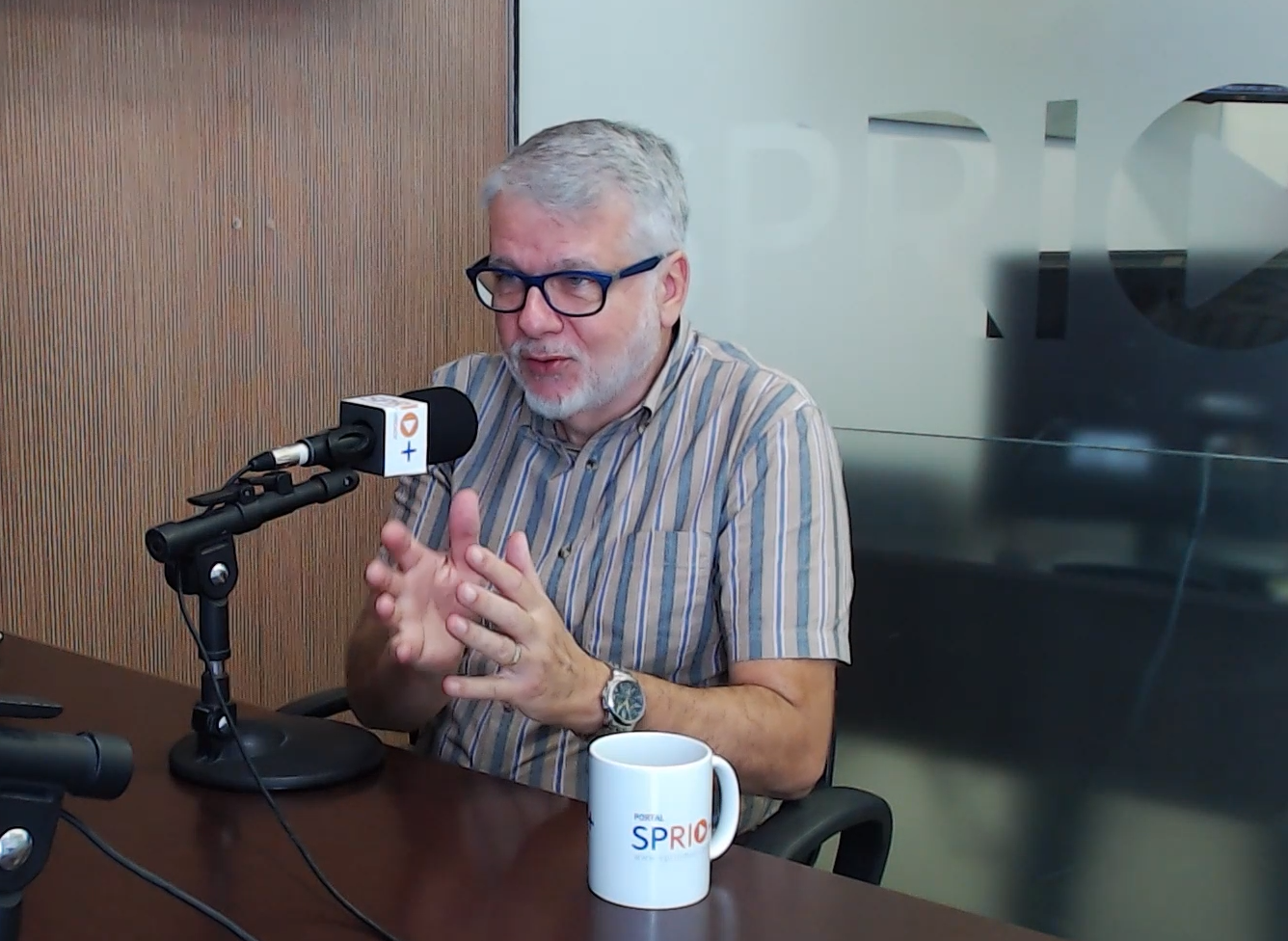José Mello, presidente do diretório municipal do PSDB em SJC, durante entrevista ao Portal SP RIO+
