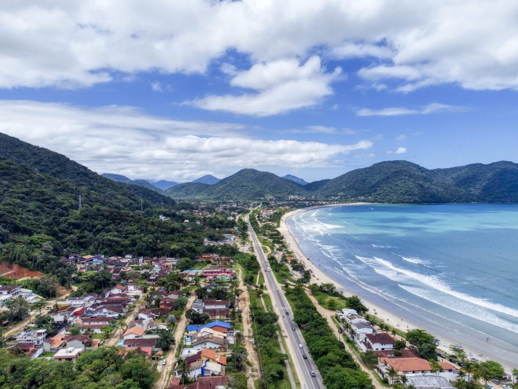 cidade de ubatuba no litoral norte de sp