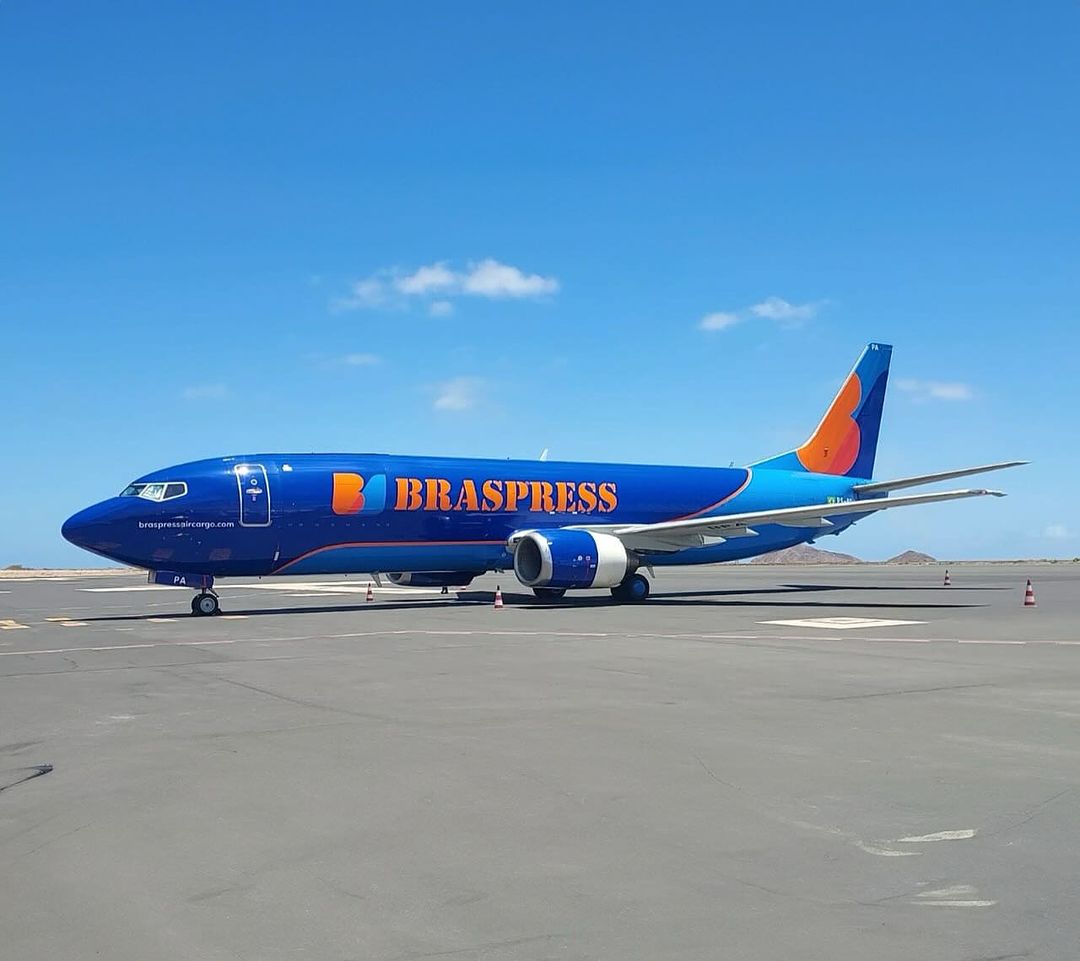 Boeing da Braspress Air Cargo que pousará em SJC nesta terça