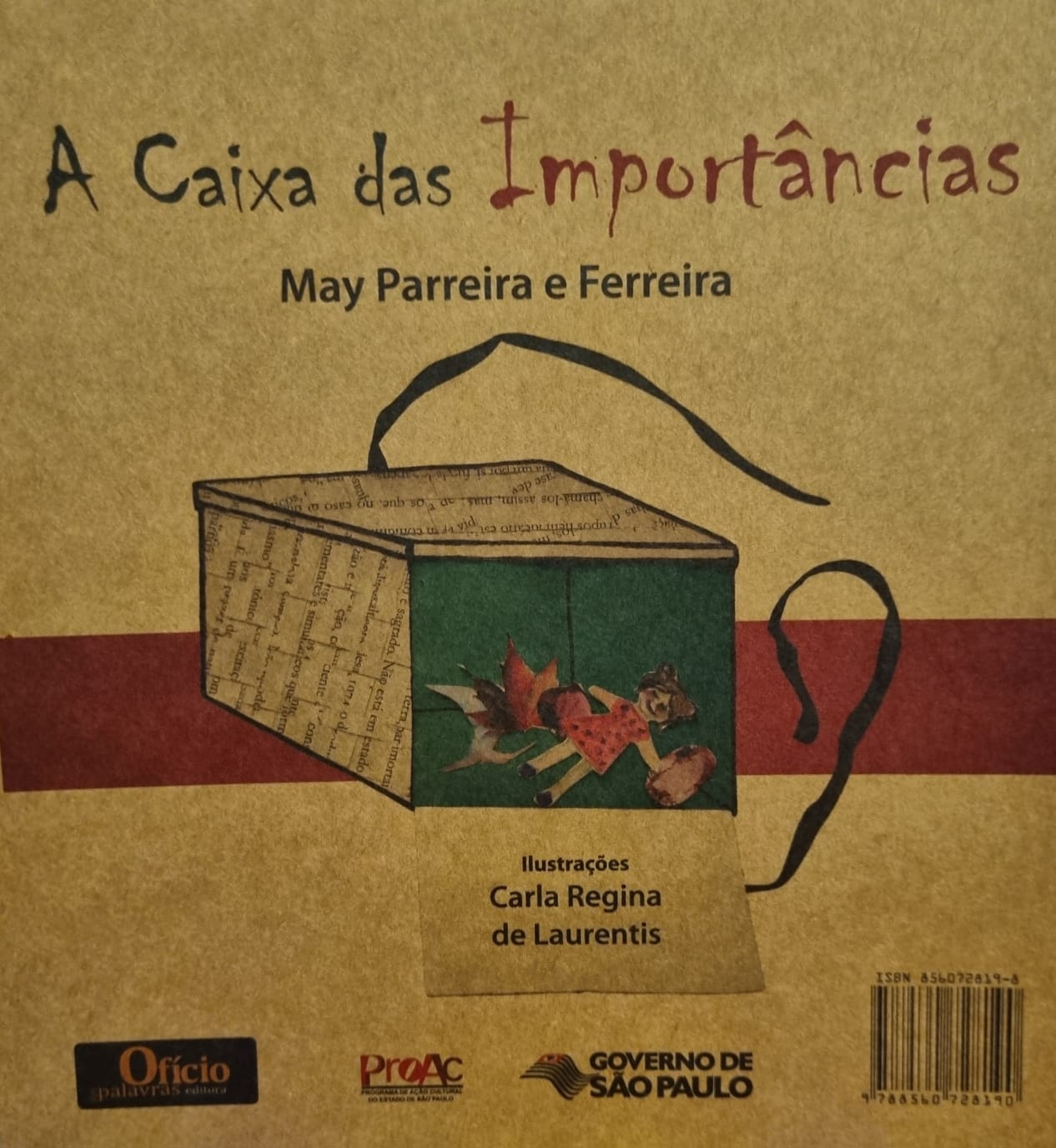 Capa de Livro "A Caixa das Importâncias"