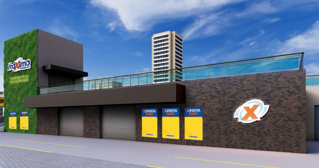 Projeto de Supermercado da Rede Máximo, que assumiu unidades do Dia no Jardim Aquarius e na Vila Tesouro em SJC
