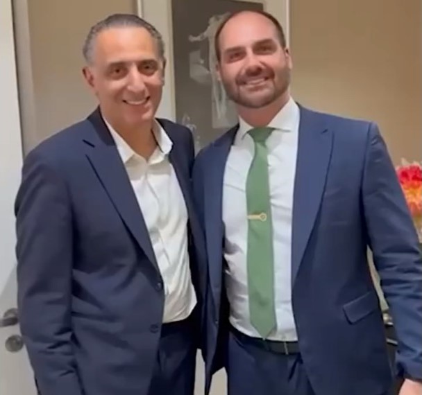 Cury e Eduardo Bolsonaro