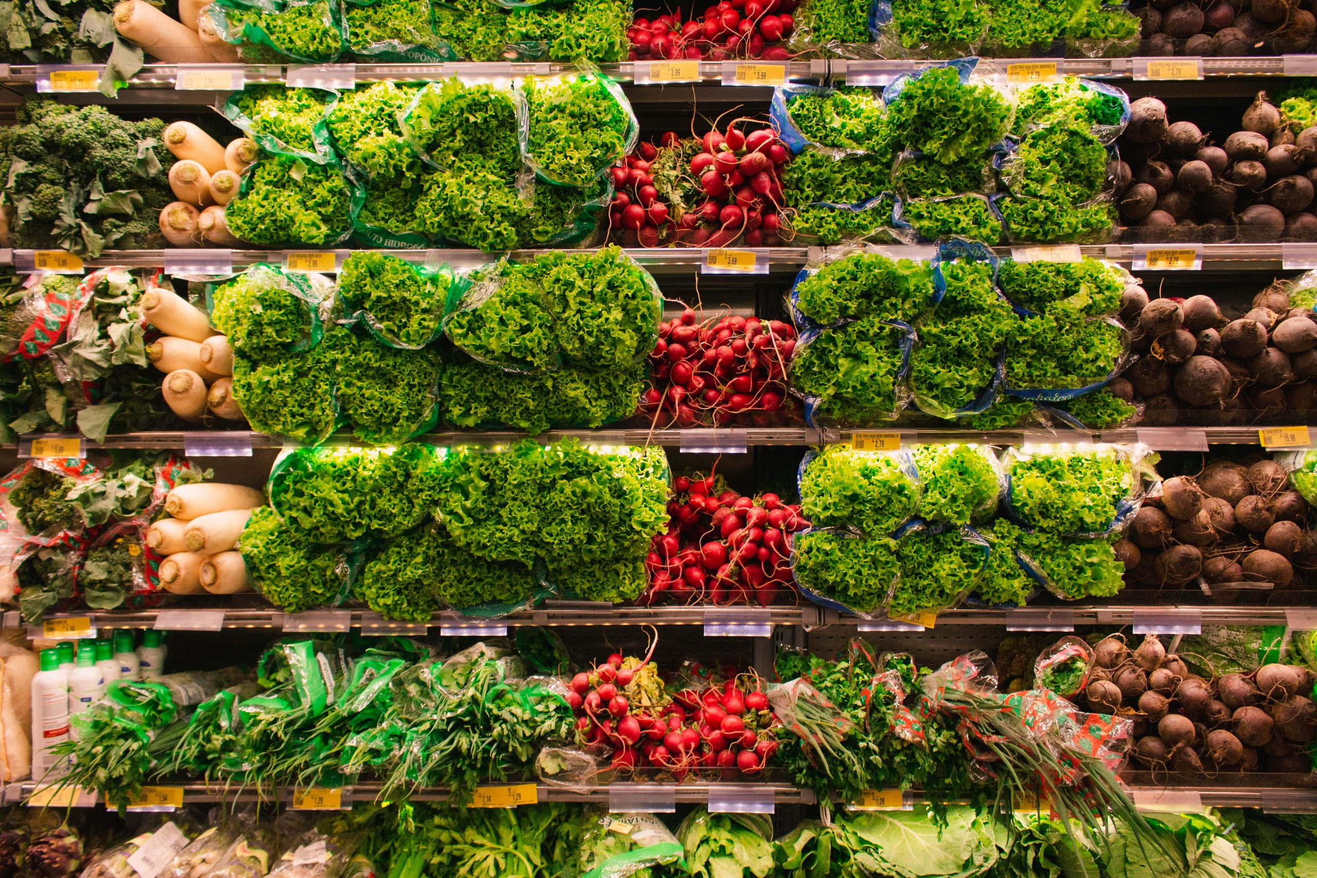 Alimentos cesta básica; hortaliças