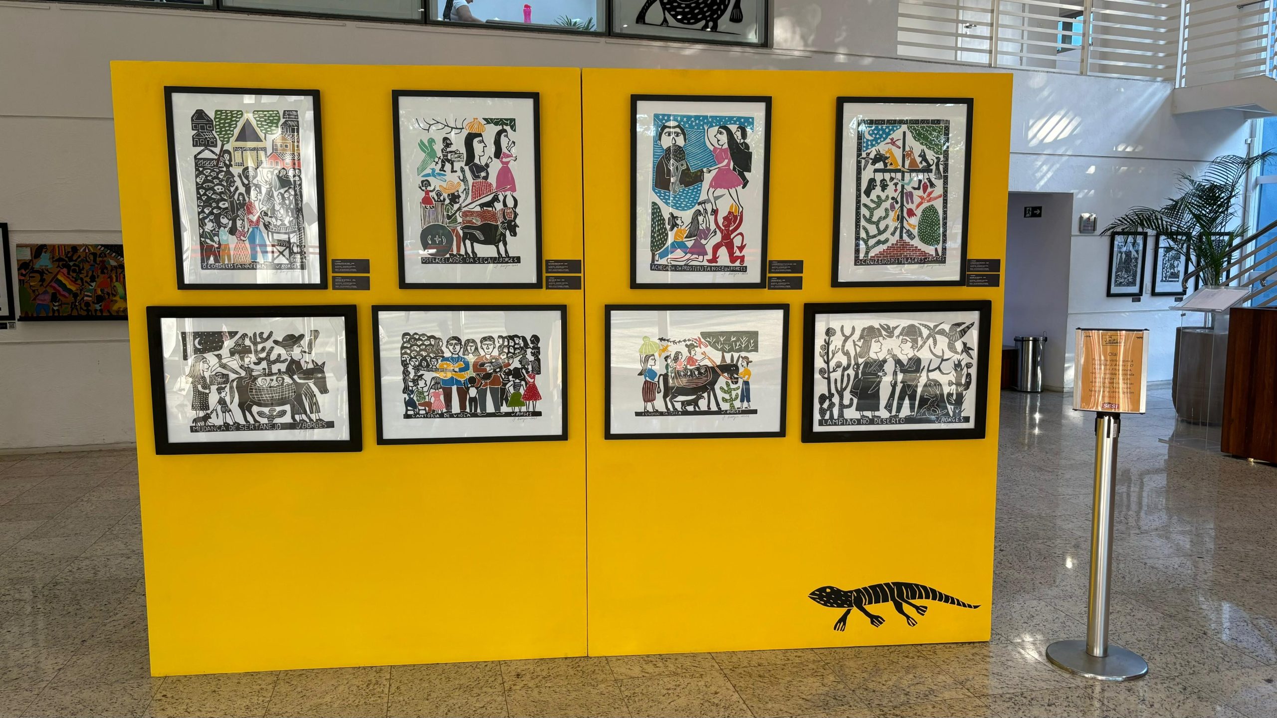 Exposição J. Borges - O Mestre da Xilogravura no SESI São José dos Campos