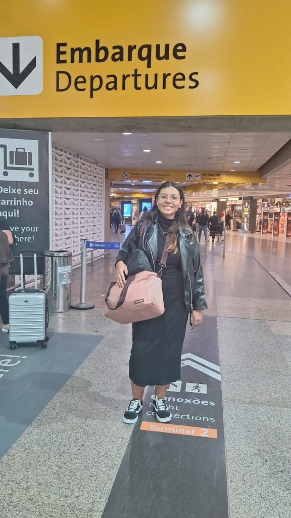 Gabriela Lourenço, estudante de SJC que palestrou no Congresso de Jornalismo Ambiental