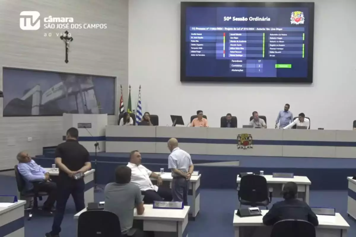 17 vereadores aprovaram o Dia do Conservadorismo em SJC