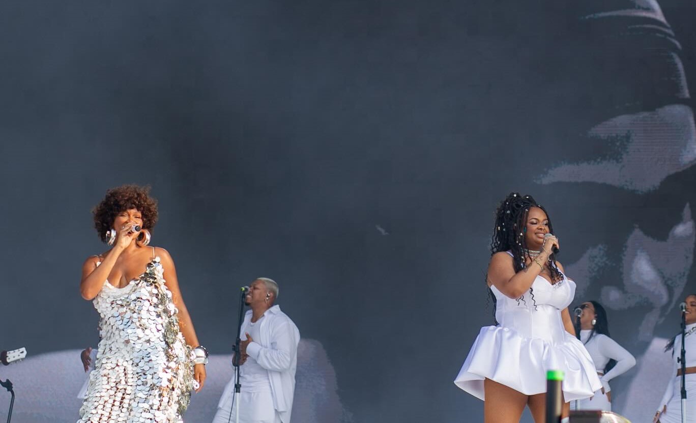 luedji luna e tássia reis no palco sunset do rock in rio
