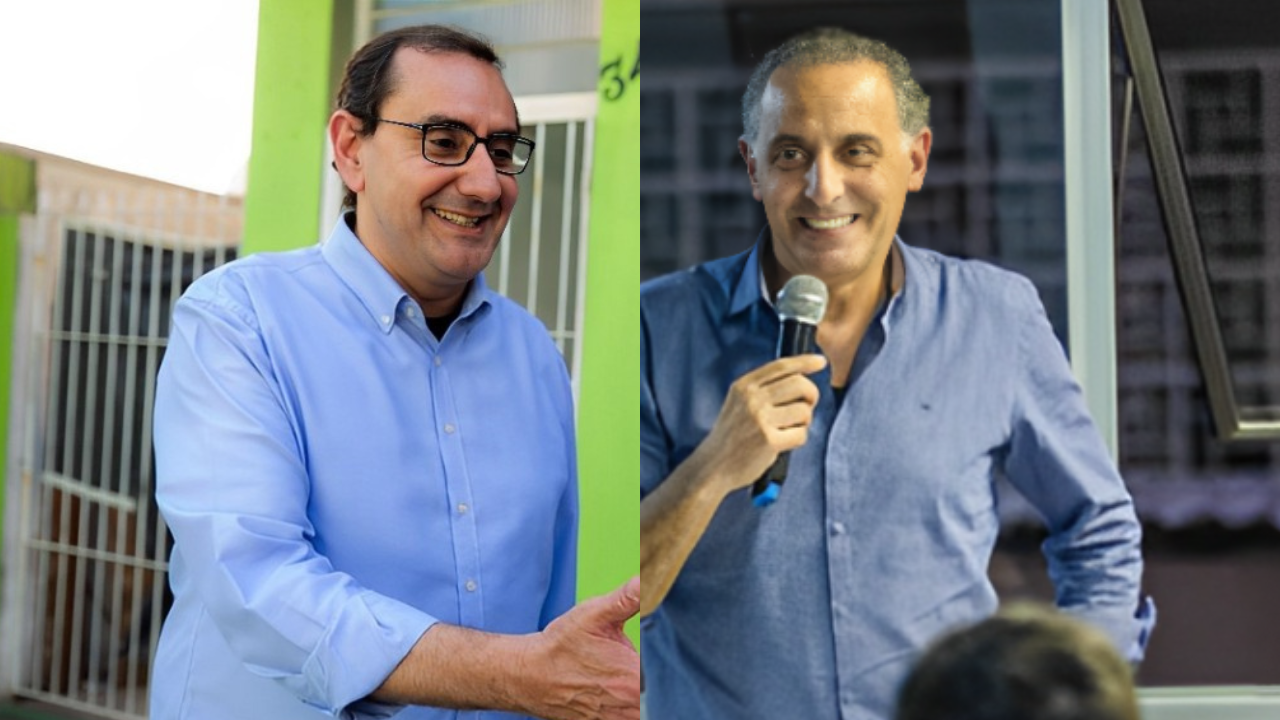 colagem com fotos de anderson farias e eduardo cury