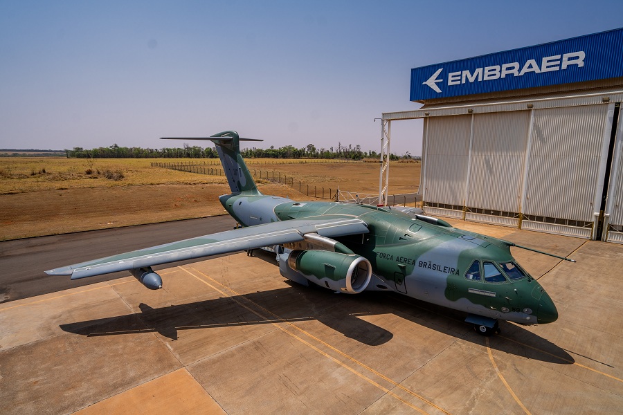 Avião C-390 Millennium da Embraer, foi encomendado pela República Tcheca