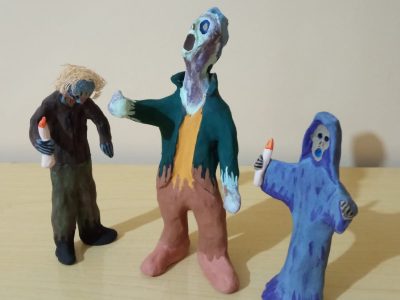 figuras de barro da procissão das almas