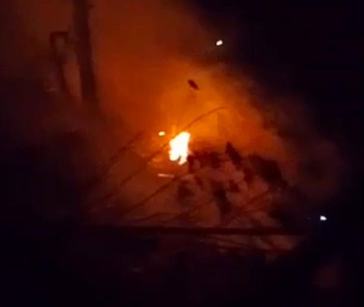 fogo em zona de mata em paraibuna onde aeronave de pequeno porte caiu