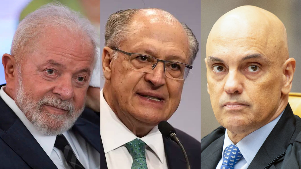 Lula, Alckmin e Moraes