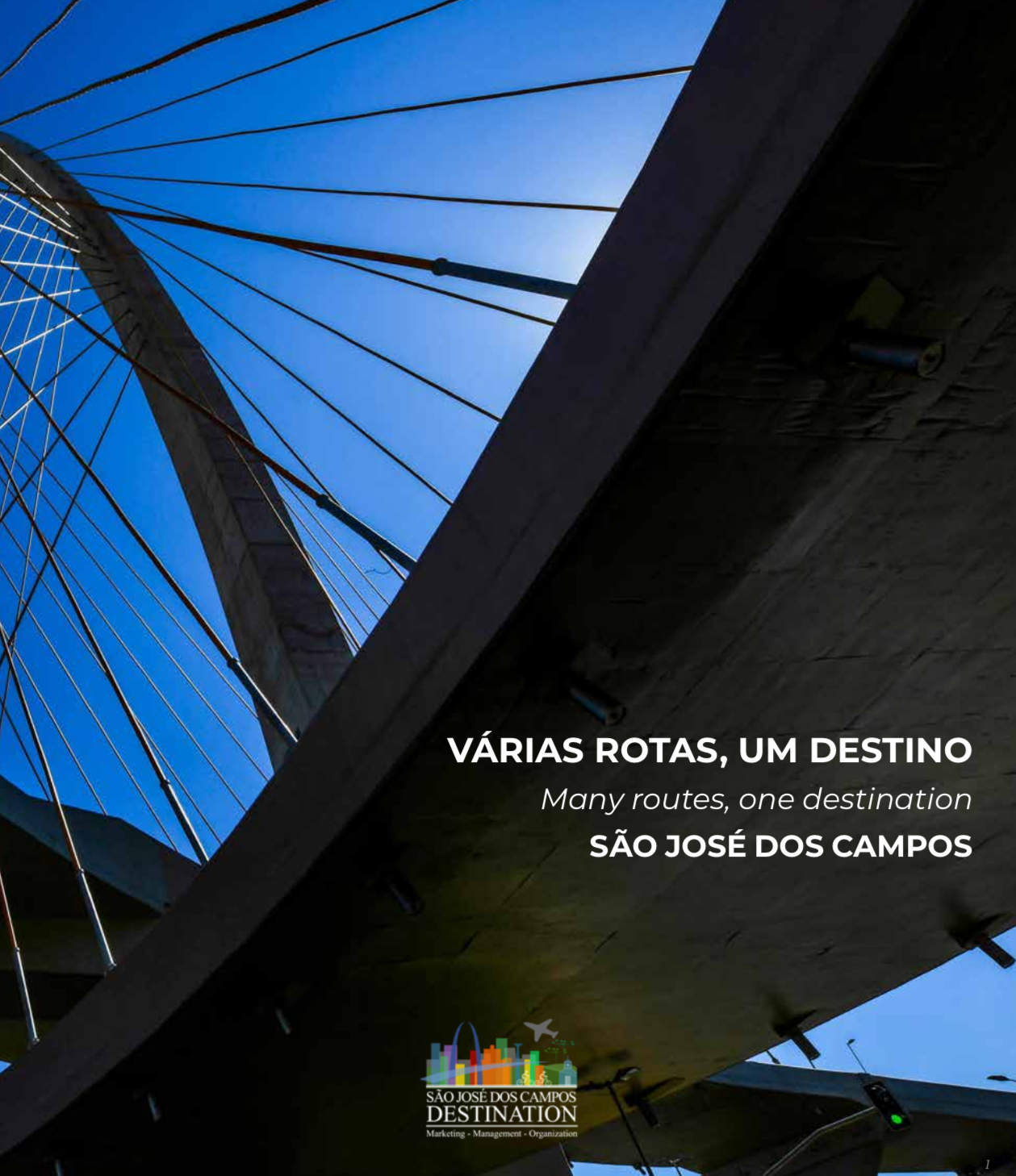 capa do livro "várias rotas, um destino", que apresenta nova perspectiva de são josé dos campos