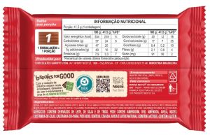 Edição limitada do KitKat em embalagem sustentável, que será produzido na fábrica de Caçapava