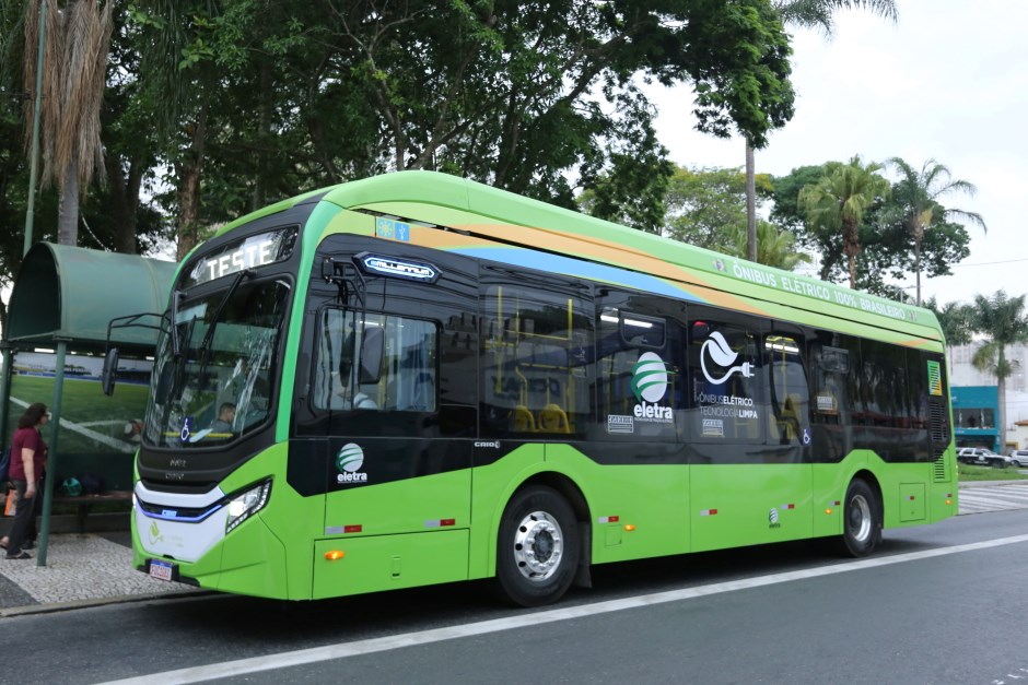 Testes de ônibus elétricos já foram realizados em SJC; prefeitura quer locar veículos para frota ser 100% elétrica
