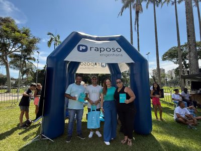 estande da raposo engenharia no parque da cidade