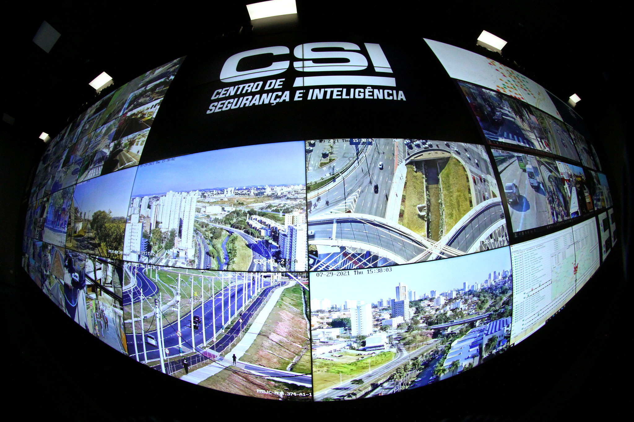 câmeras do csi em sistema integrado