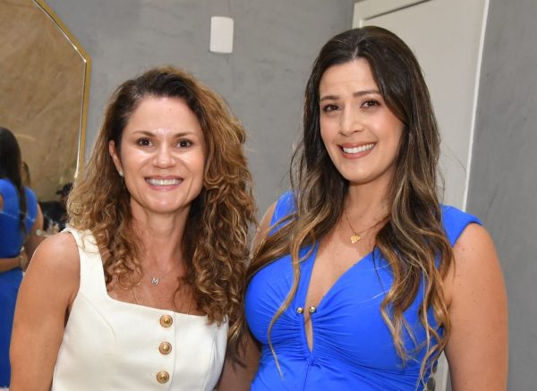 Priscila de Martini e Monica Monteiro na inauguração da PurifyBe em SJC