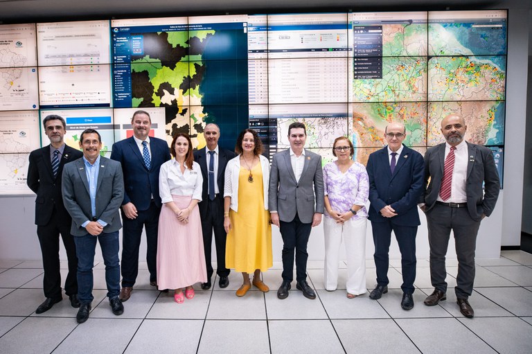Lançamento do sistema contou com a presença de autoridades na sede do Cemaden, em SJC 