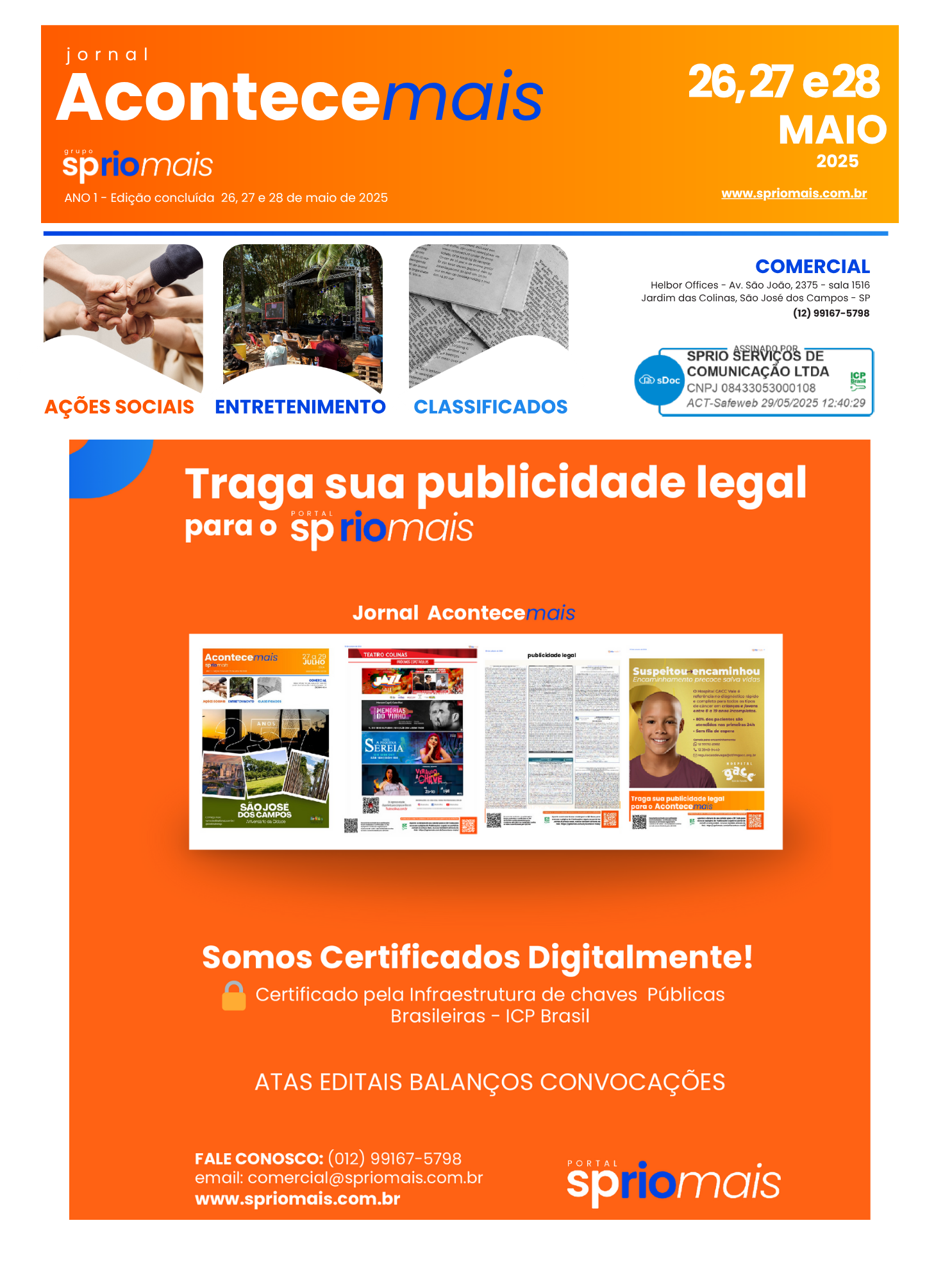 Ediçao 154 – 26,27 e 28 de maio