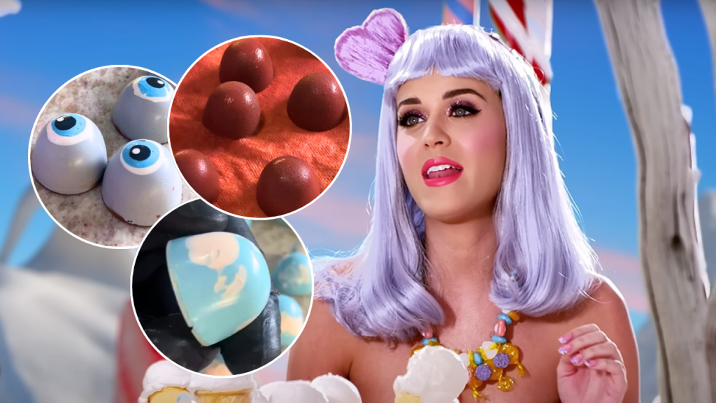 Em seu 'teenage dream', confeiteiro fã de Katy Perry sonha que cantora prove seus bombons