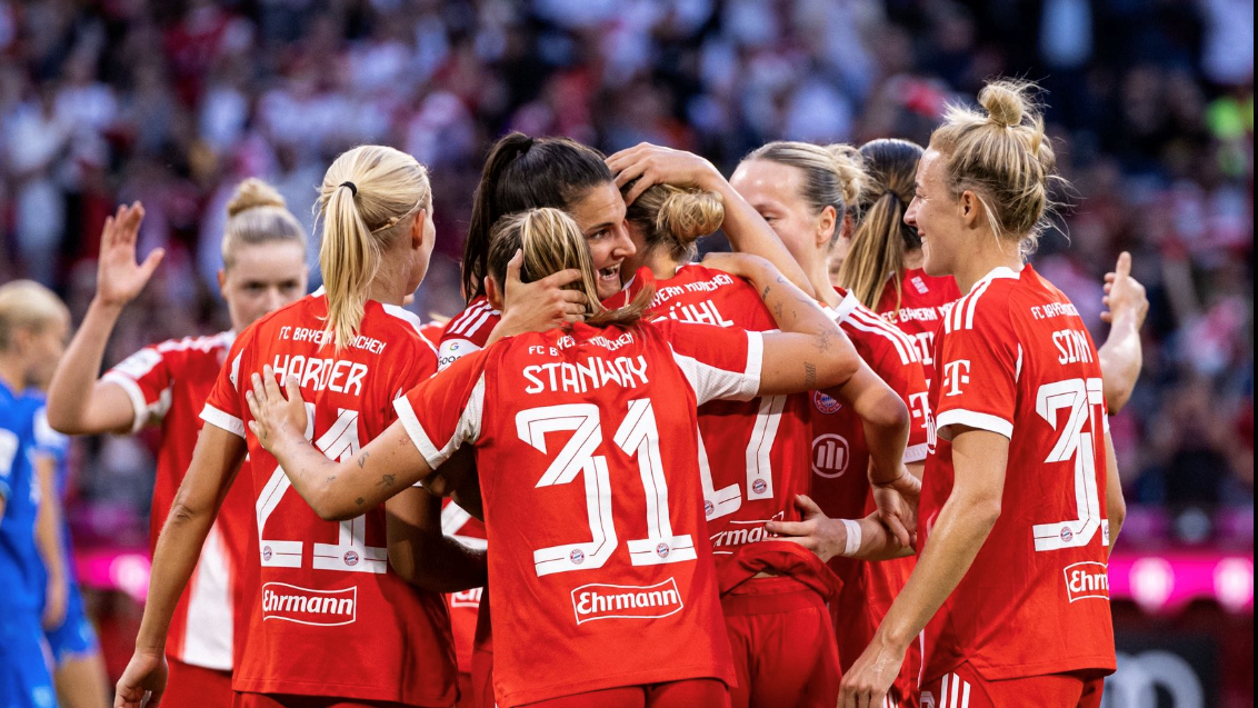 Bayern de Munique feminino quebra recorde histórico de público na Alemanha